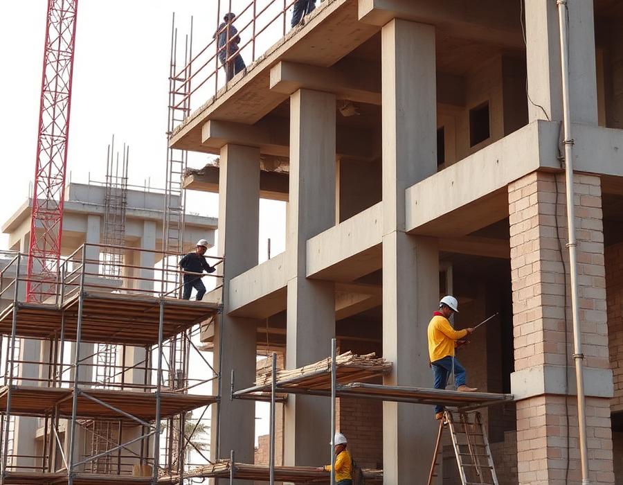 Construction work by SHP TEAM